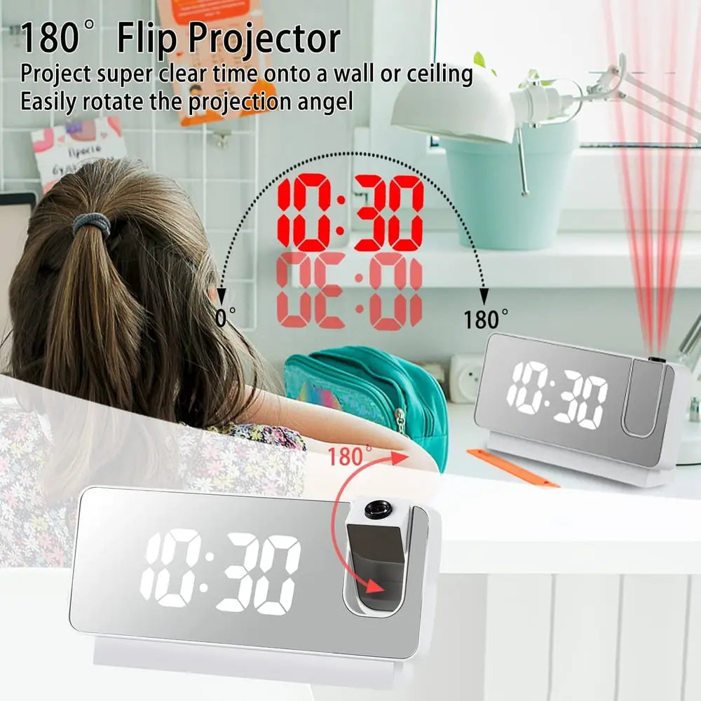 Large Display Digital LED Clock Radio