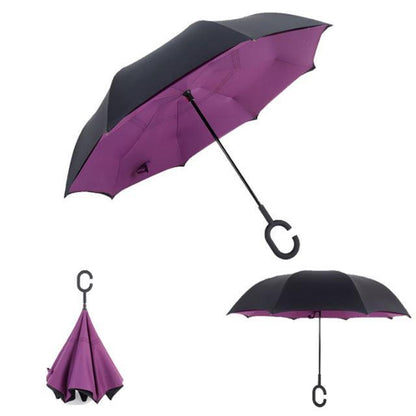 Waterproof Compact Folding Rain Umbrella
