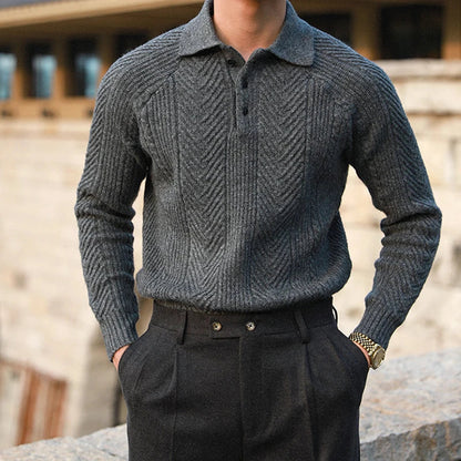 Cozy Classic Men's Knit Sweater