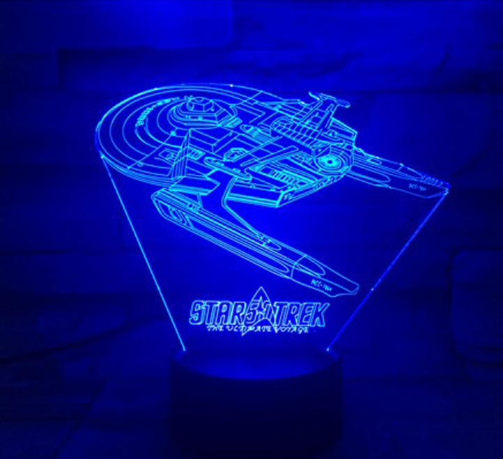 Cosmic 3D Effect Desk Lamp - Luxicro