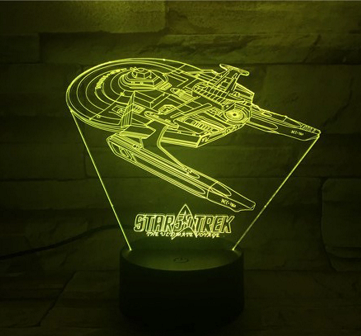 Cosmic 3D Effect Desk Lamp