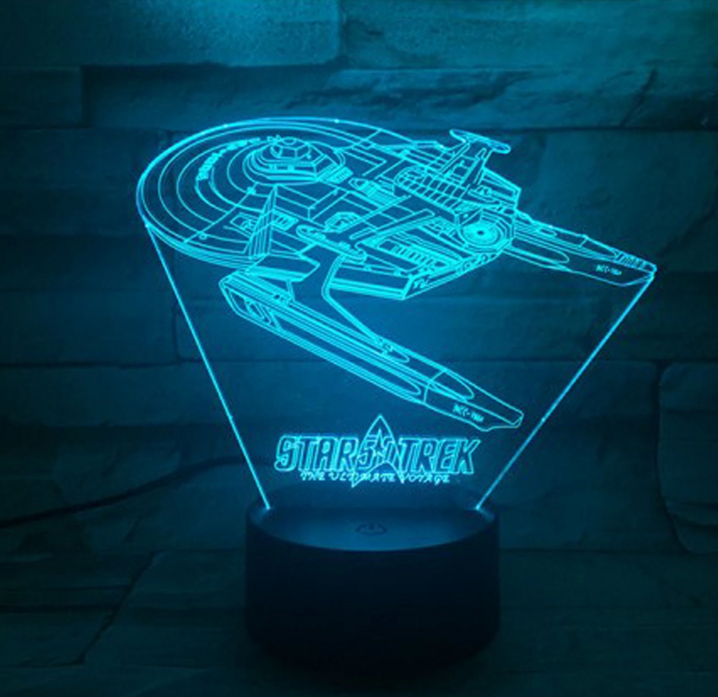 Cosmic 3D Effect Desk Lamp