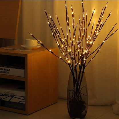 Warm Ambient Wooden Table Light
