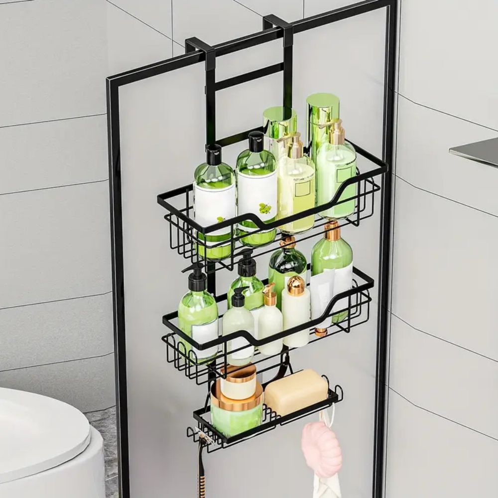 Easy Access Over Door Bath Storage - Luxicro
