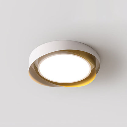 Simple Round Ceiling Lamp With Soft Warm White Light