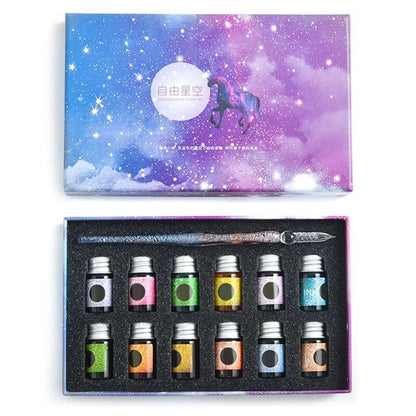 Premium Glass Nib Calligraphy Pen Set
