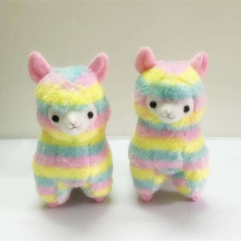 Colorful Soft Llama Plush Toy Cute Alpaca Friend Gift