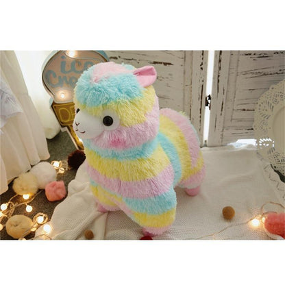 Colorful Soft Llama Plush Toy Cute Alpaca Friend Gift