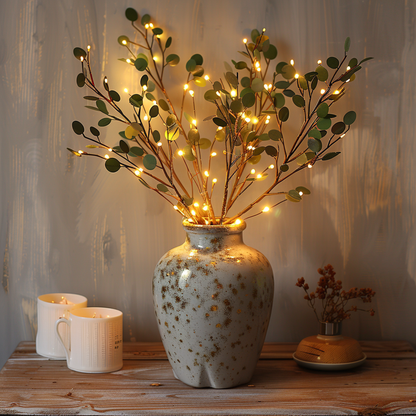 Delicate Greenery Fairy String Lights - 70cm - Luxicro