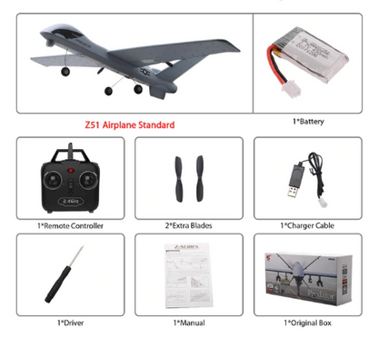 Fast Remote Control Airplane Predator Z51
