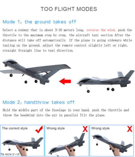 Fast Remote Control Airplane Predator Z51