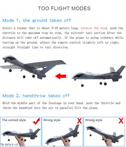 Fast Remote Control Airplane Predator Z51