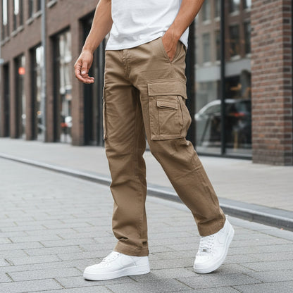 Relaxed Fit Cargo Pants for Men