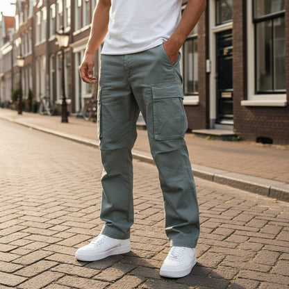 Relaxed Fit Cargo Pants for Men