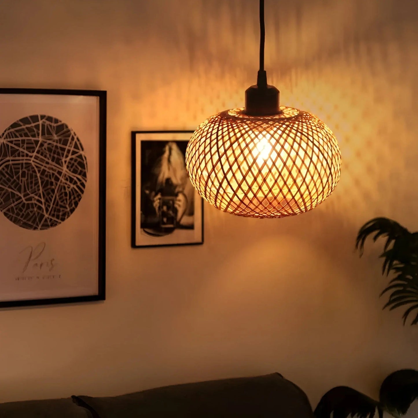 Elegant Braided Hanging Light