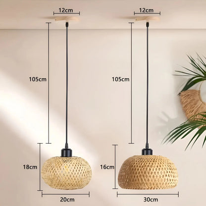 Elegant Braided Hanging Light