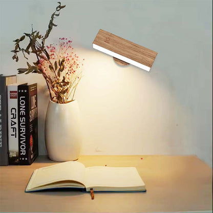 Remote Control Wooden LED Wall Light with Dimmer