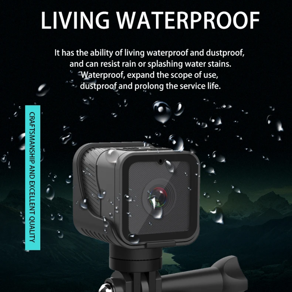 Tough Motorcycle Helmet Mount Action Camera