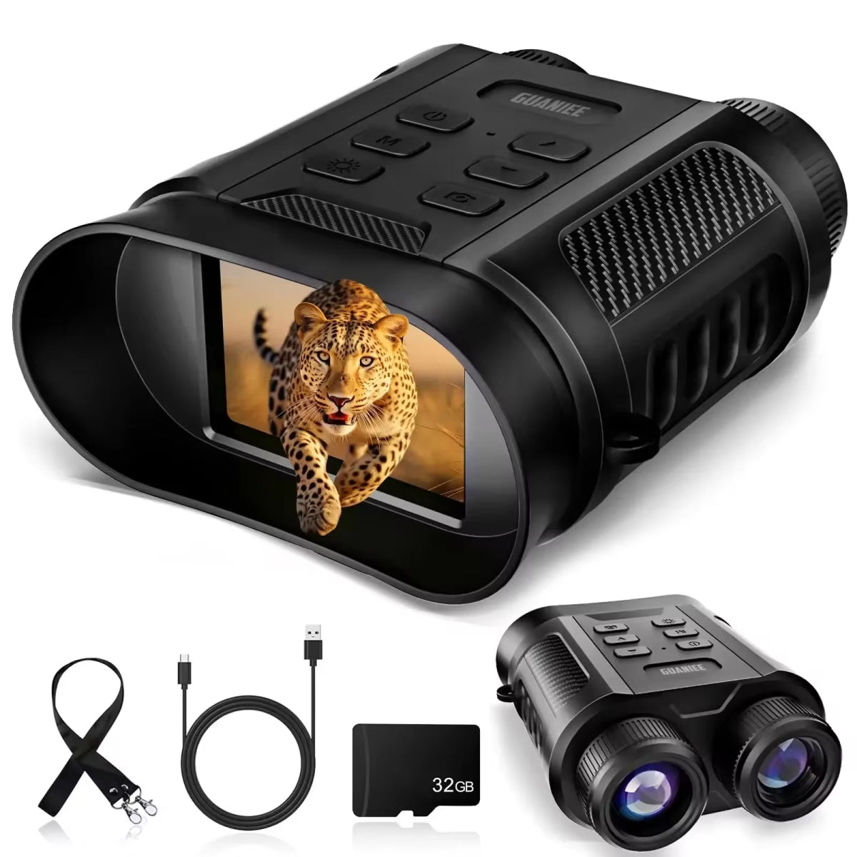 Clear Night Vision Waterproof Binoculars - Luxicro