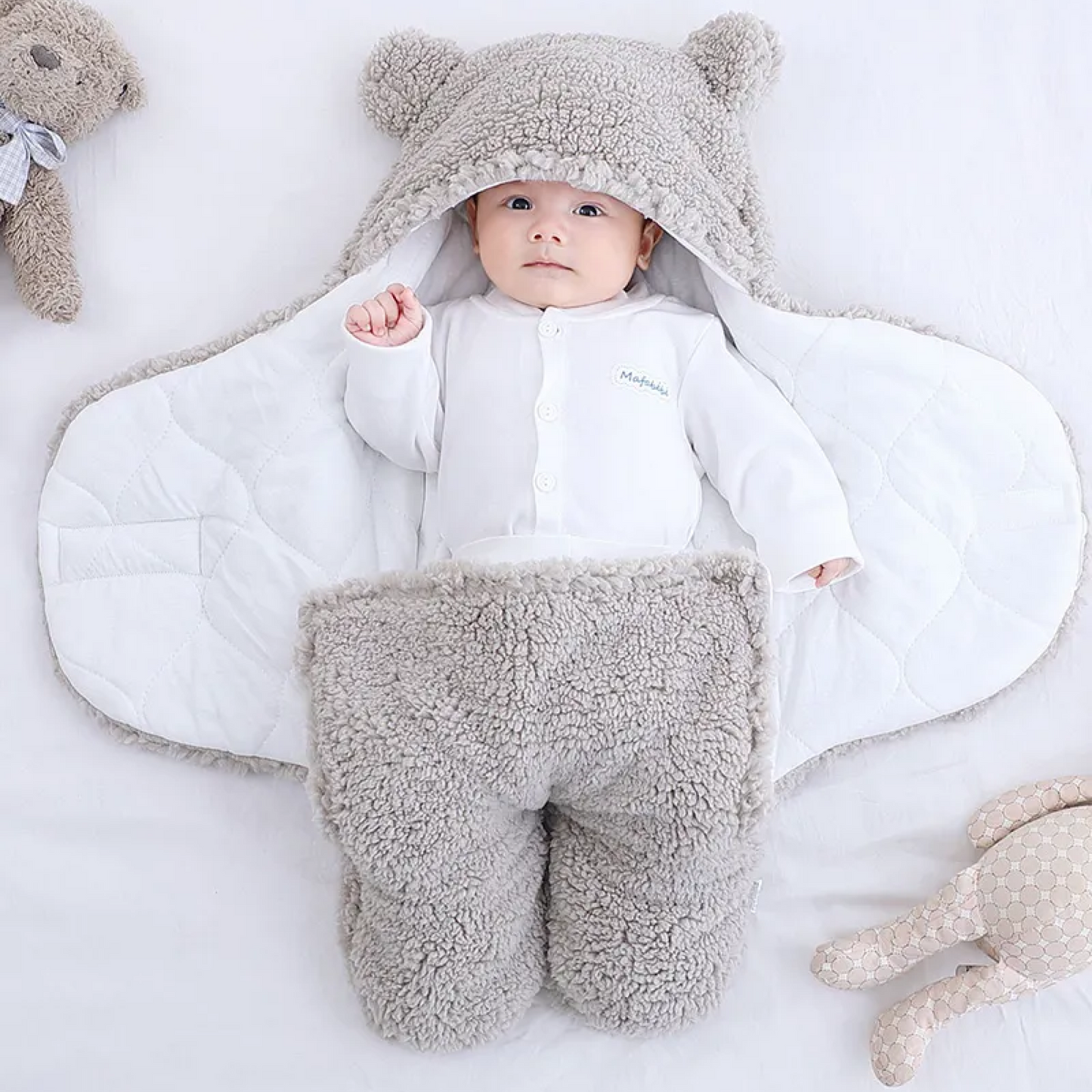 Cozy Infant Wrap Blanket in 7 Pastel Shades