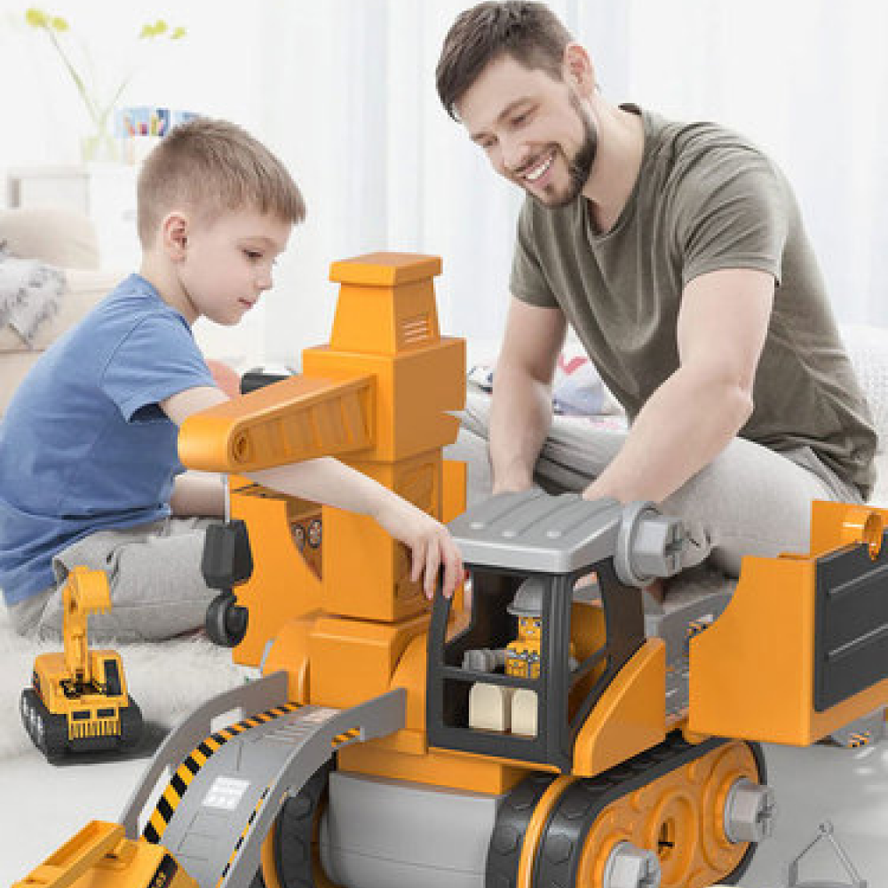 Fun Kids Building Set with Drill and Tools