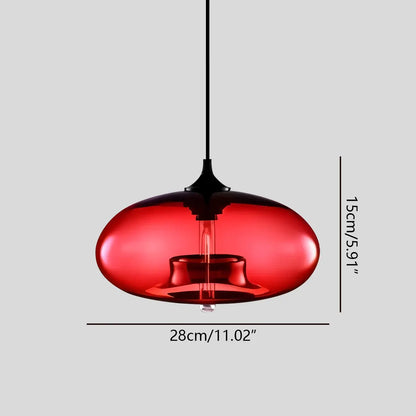 Stylish Hanging Glass Light for Kitchen