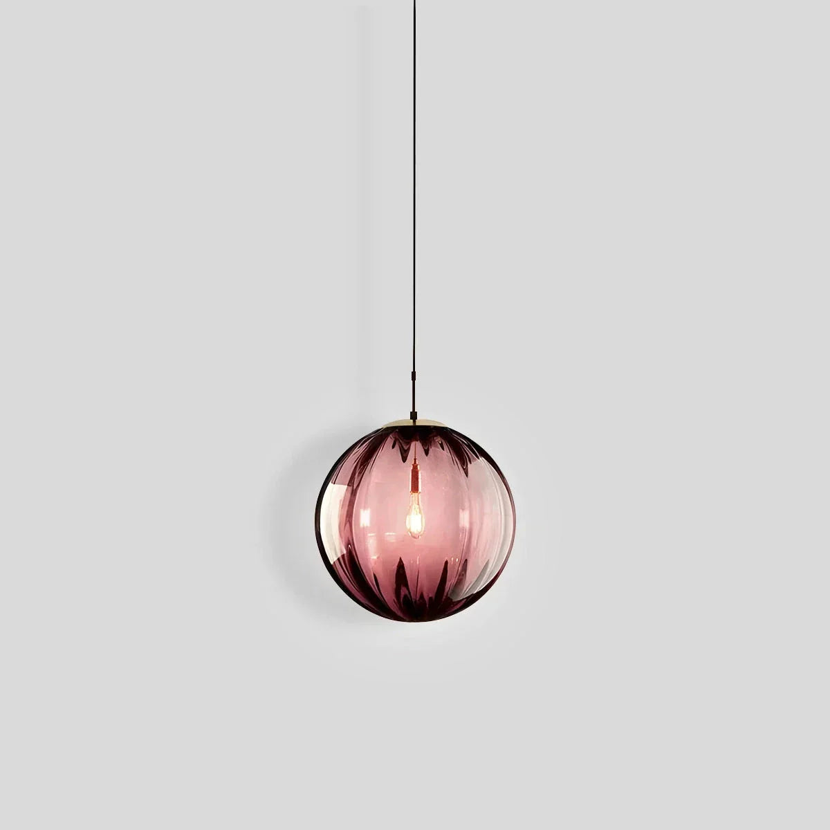 Stylish Aqua Blue Glass Globe Pendant Lighting