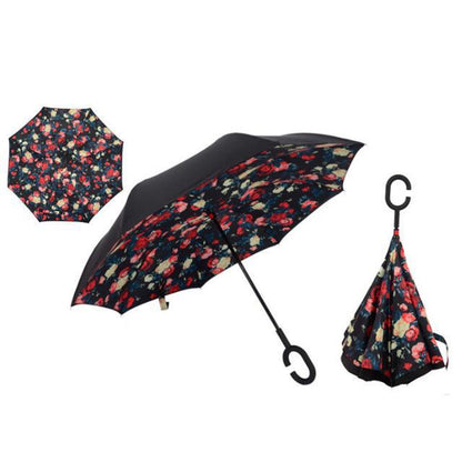 Waterproof Compact Folding Rain Umbrella