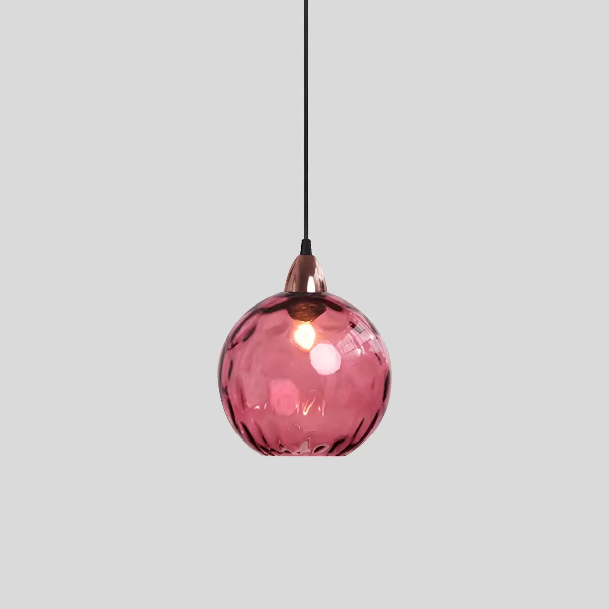 Vibrant Glass Globe Ceiling Light Fixture