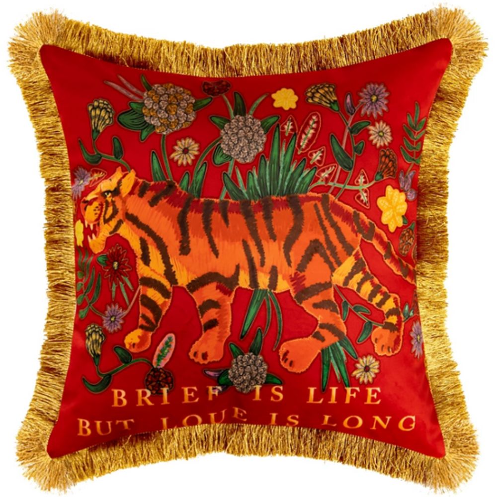 Luxurious Animal Print Velvet Pillow Cover