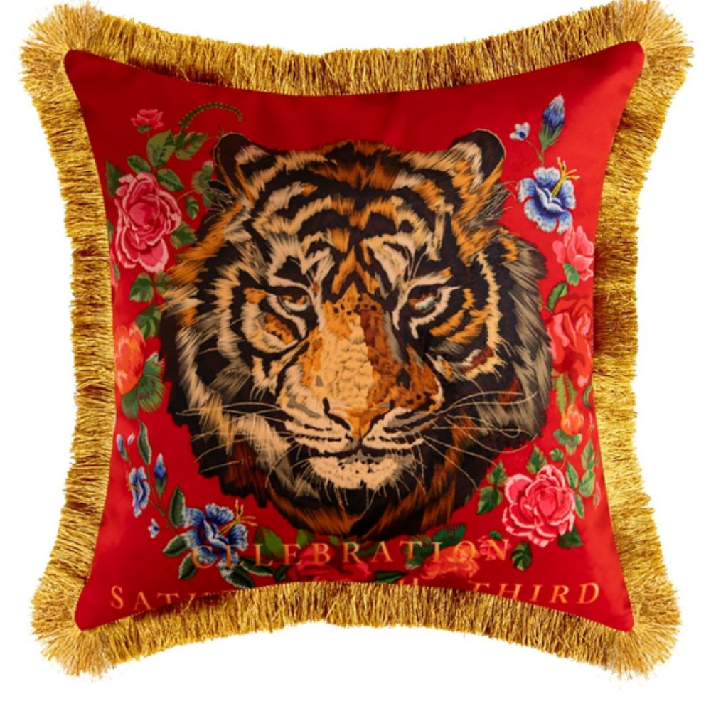 Luxurious Animal Print Velvet Pillow Cover