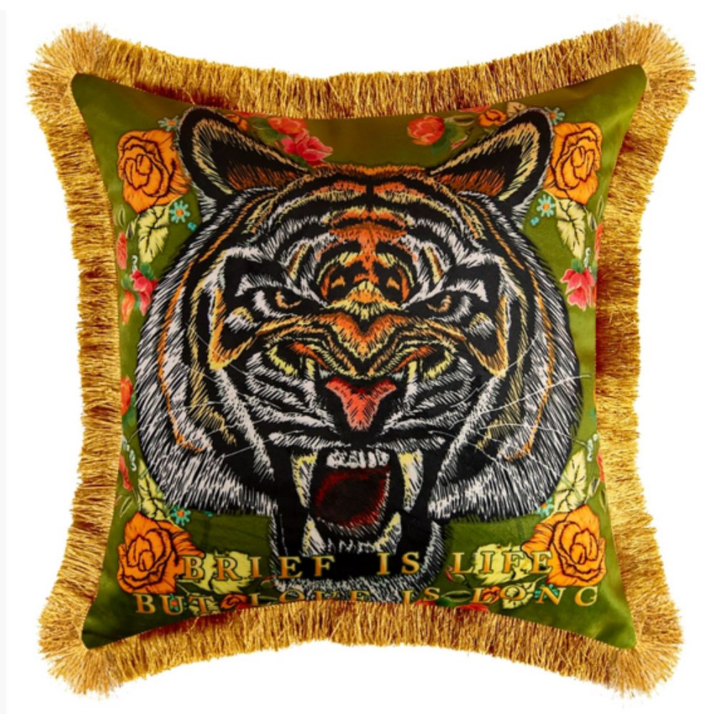 Luxurious Animal Print Velvet Pillow Cover