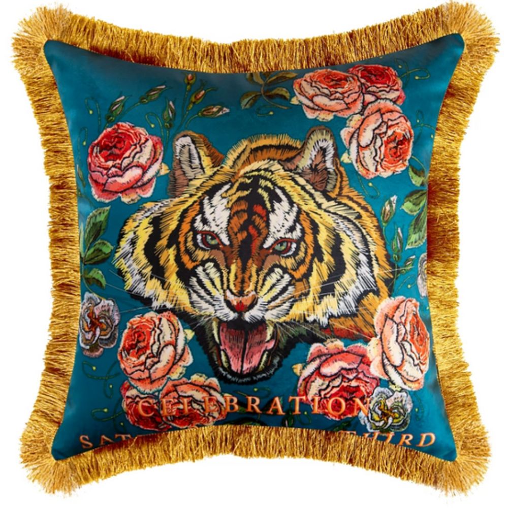Luxurious Animal Print Velvet Pillow Cover