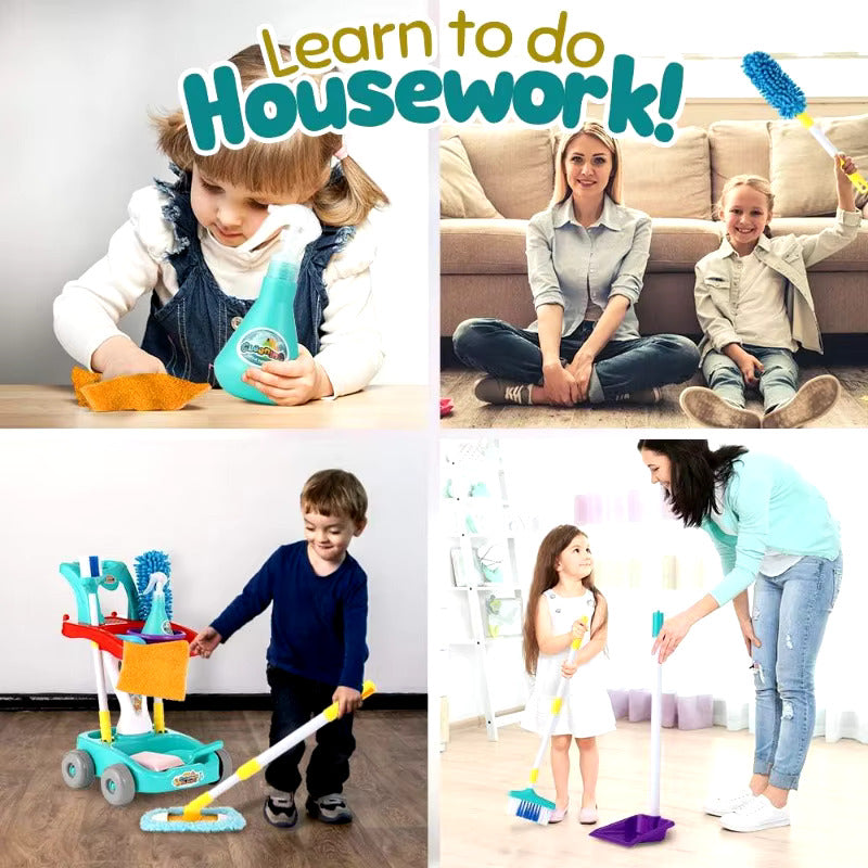 Kids Fun Cleaning Play Set Toy
