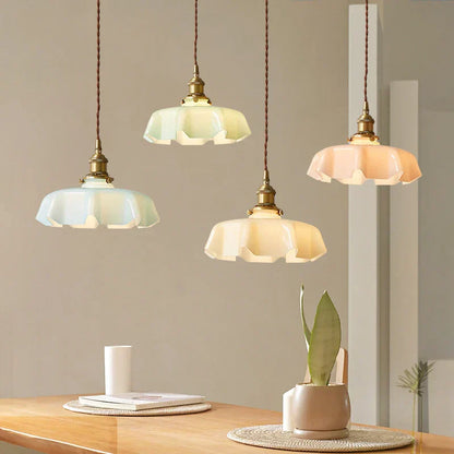 Elegant Brass Hanging Lamp