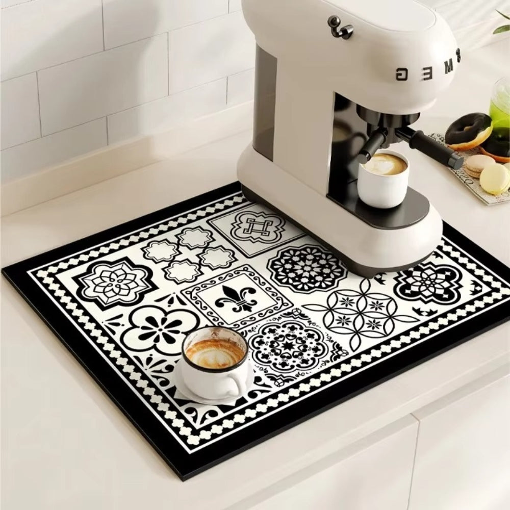 Vintage Style Water Resistant Coffee Table Mat - Luxicro