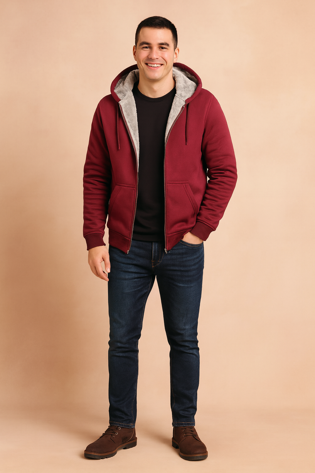 City Style Hoodie Coat