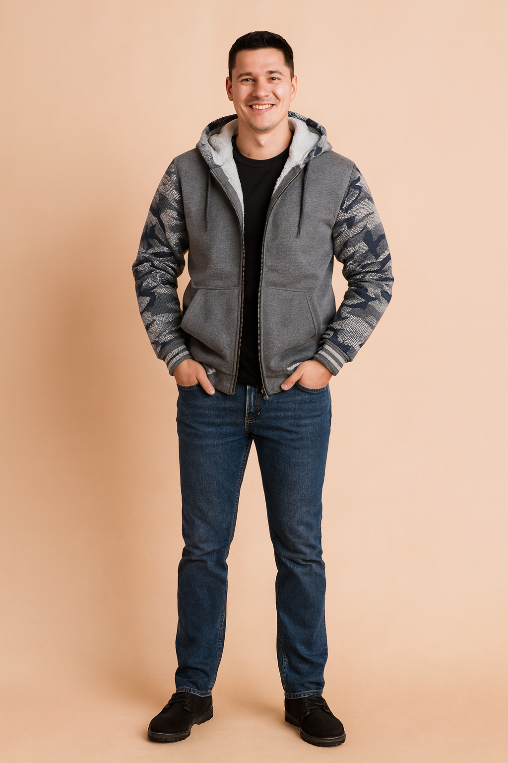 City Style Hoodie Coat