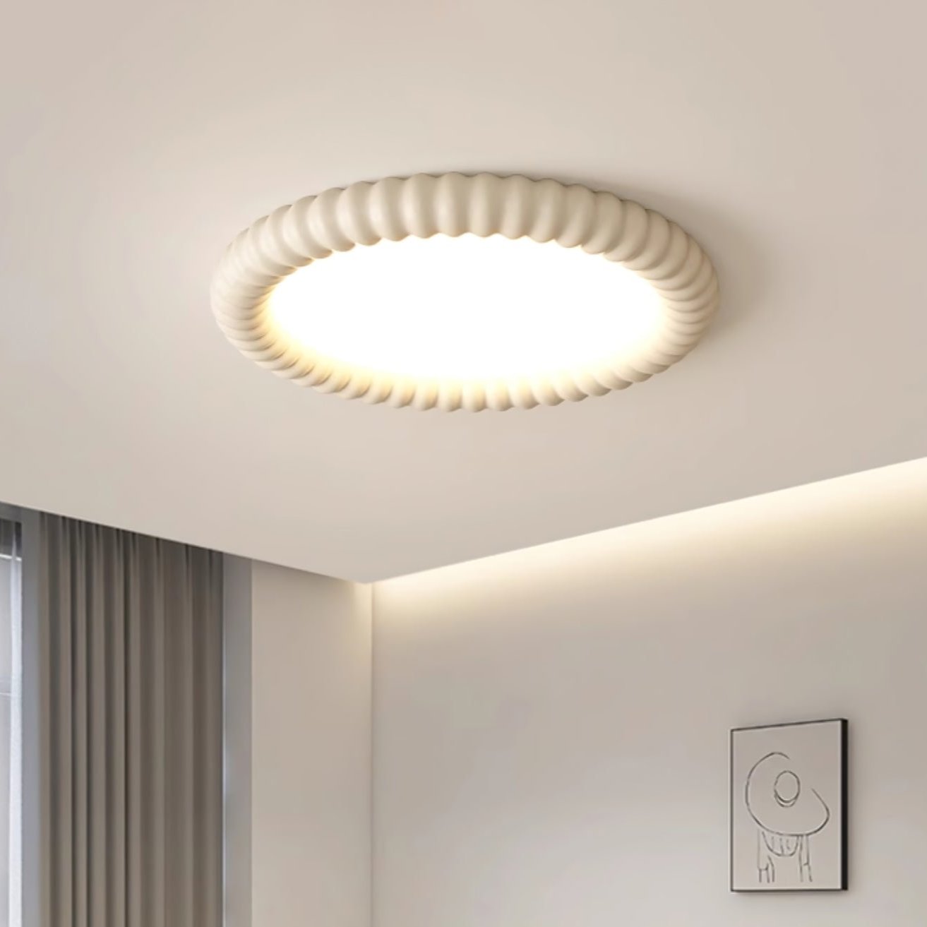 Stylish Round LED Ceiling Light - Luxicro