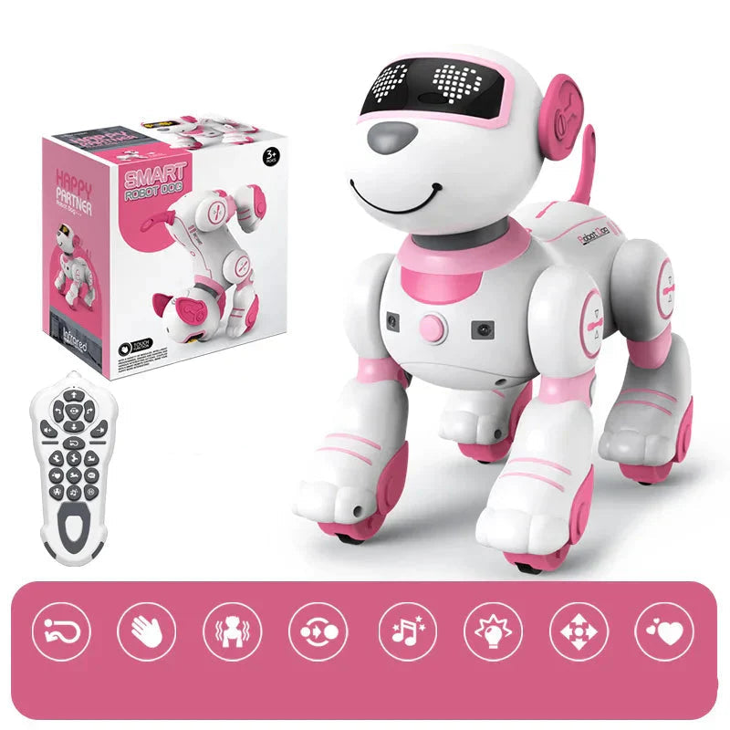 Fun Smart Robot Pet Dog for Kids with Voice Control