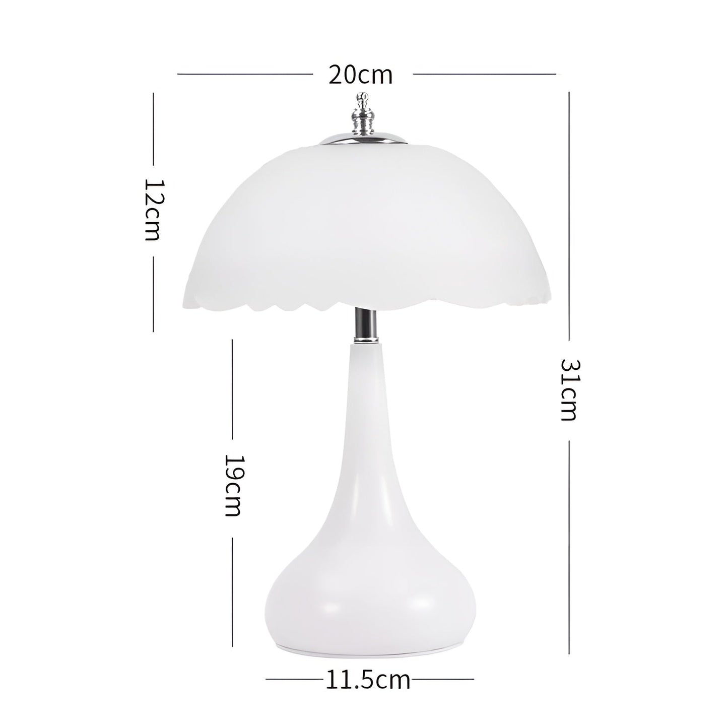 Traditional Dimmable Desk Lamp with LED Light
