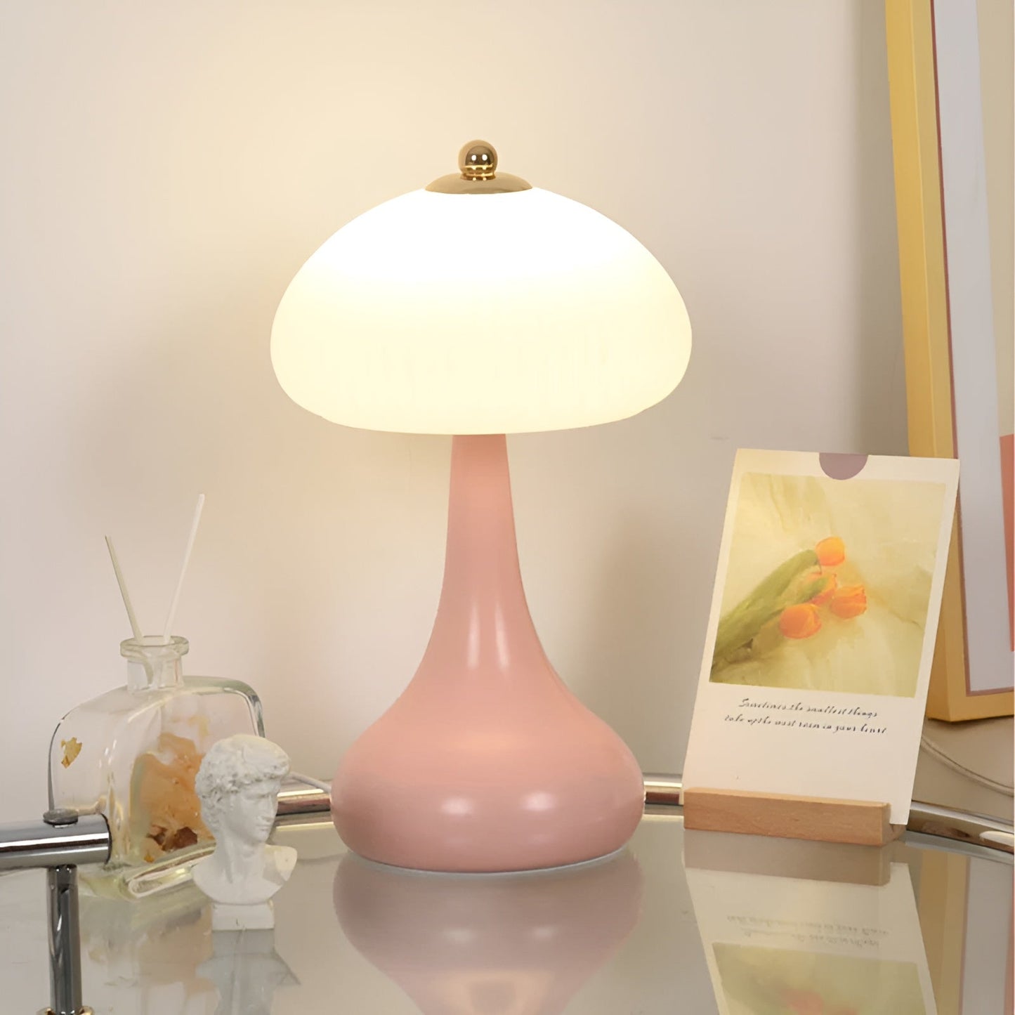 Traditional Dimmable Desk Lamp with LED Light