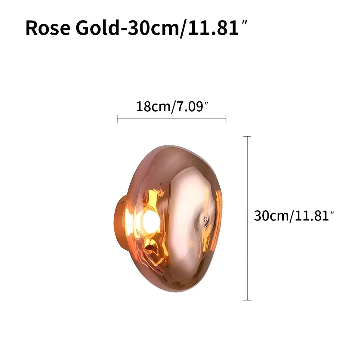 Warm Ambient Wall Light for Home