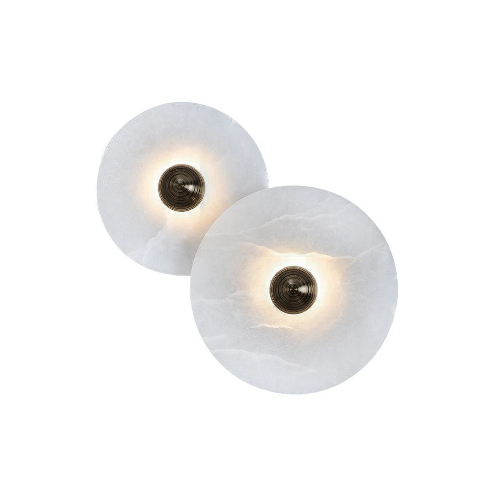 White LED Round Wall Light – Contemporary Flush Mount