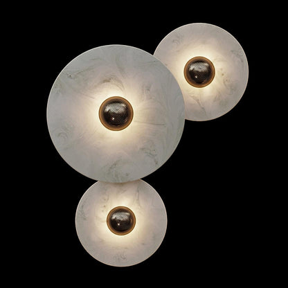 White LED Round Wall Light – Contemporary Flush Mount