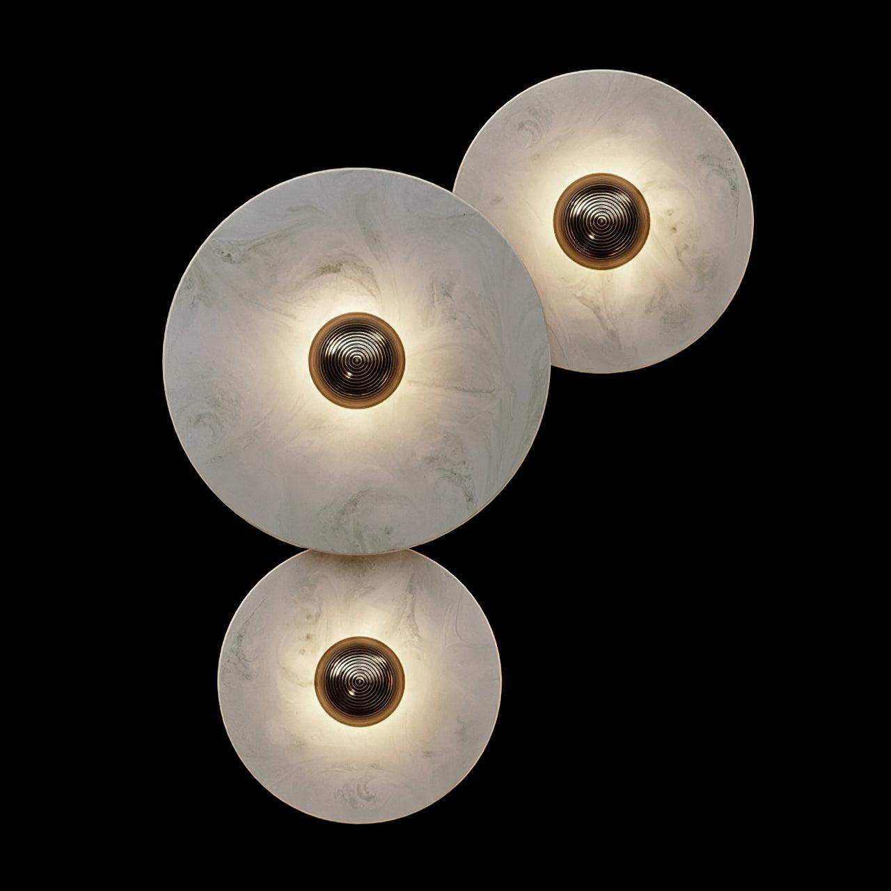 White LED Round Wall Light – Contemporary Flush Mount