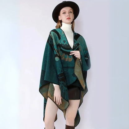 Waterproof Reversible Hooded Poncho - Luxicro