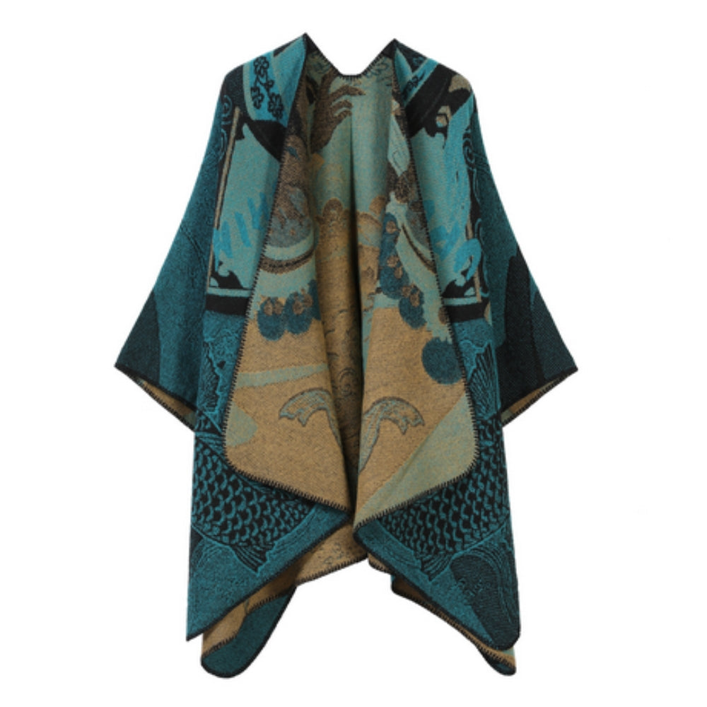 Waterproof Reversible Hooded Poncho