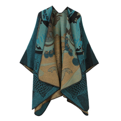 Waterproof Reversible Hooded Poncho