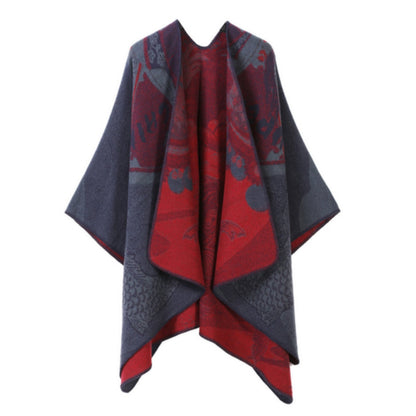 Waterproof Reversible Hooded Poncho